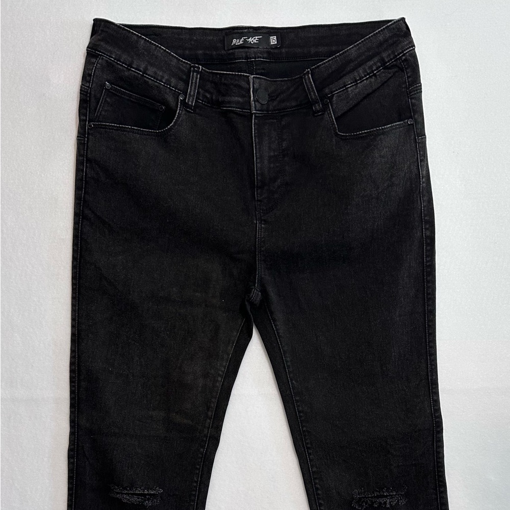 Blue Age Black Skinny Jeans for Women Size 15 (35)